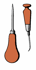 Illustration of awl