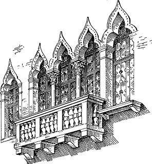 Illustration of balcony