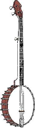 Illustration of banjo
