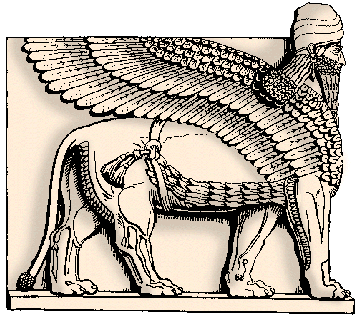 Illustration of bas-relief