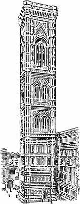 Illustration of campanile