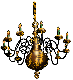 Illustration of chandelier