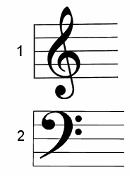 Illustration of clef
