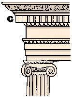 Illustration of cornice