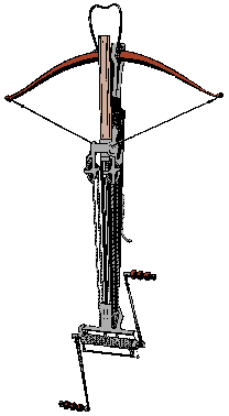 Illustration of crossbow