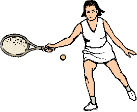 Illustration of forehand