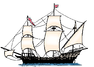 Illustration of galleon
