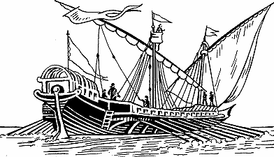 Illustration of galley