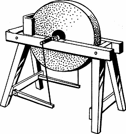 Illustration of grindstone