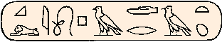 Illustration of hieroglyphic
