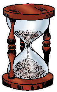 Illustration of hourglass