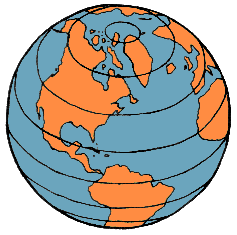Illustration of latitude