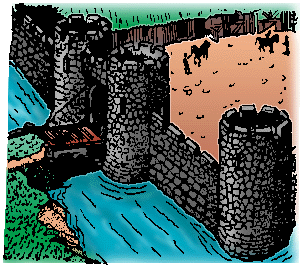 Illustration of moat
