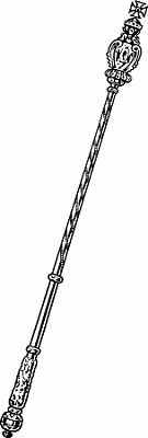 Illustration of scepter