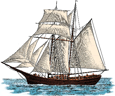 Illustration of schooner