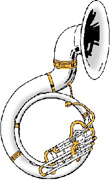 Illustration of sousaphone