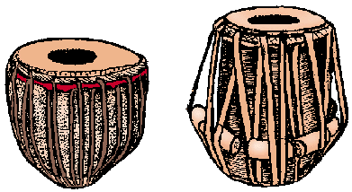 Illustration of tabla