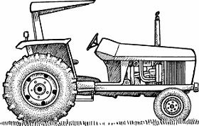 Illustration of tractor