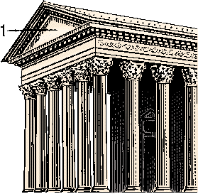 Illustration of tympanum