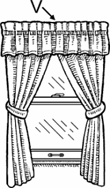 Illustration of valance