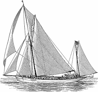 Illustration of yawl